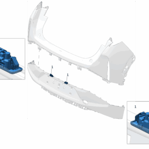 8892829531 牌照灯 适用于极氪X