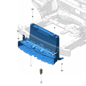 8892908827 	可变进气格栅 适用于极氪X