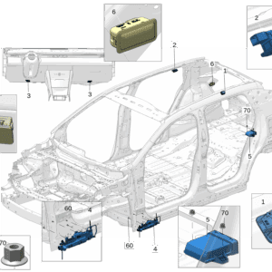 8893015433BA0 后阅读灯 左 适用于极氪X