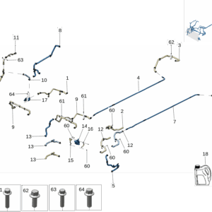 8893168181 电机出水管 适用于极氪X