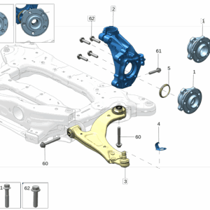 8893262668 	轮毂轴承 适用于极氪X