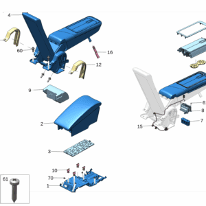 8893552788  储物盒安装支架 适用于极氪X