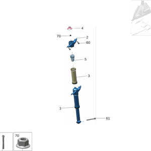 8894239666  后减震器总成 右 适用于极氪X