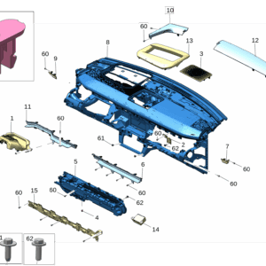 8894715413GA8 	上转向柱装饰罩  适用于极氪X