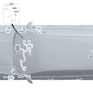 A 213 905 69 00 天线放大器 尾门上方 适用于奔驰EQA 260