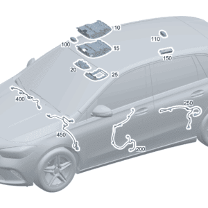 A00090009249051 完整的控制单元 上方控制面 适用于奔驰EQA 260