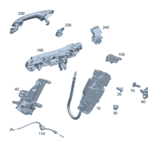 A0997303801 车门锁 左侧 适用于奔驰EQA 260