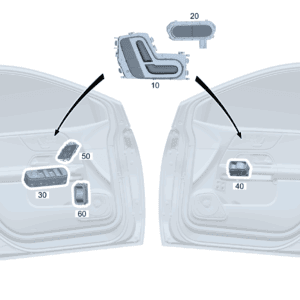 A16790588009107 开关组 座椅调节器左前侧座椅 适用于奔驰EQA 260