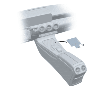 A1778231000 移动电话感应充电托座 感应充电 适用于奔驰EQA 260