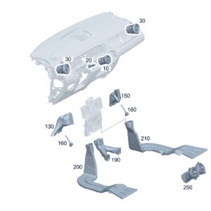 A1778307002 出风口 中部 适用于奔驰EQA 260