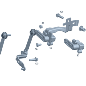 A2433207600 连接杆 右侧后部 适用于奔驰EQA 260