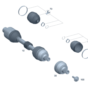 A2433301500 半轴 左侧 适用于奔驰EQA 260