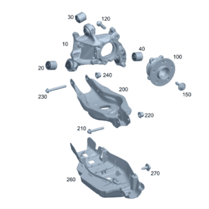 A2433502300 车轮支架 左后侧 适用于奔驰EQA 260