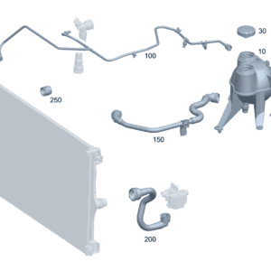 A2435004100 	冷却液膨胀容器 适用于奔驰EQA 260