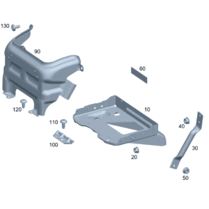 A2436202200 蓄电池框架 适用于奔驰 EQA 260