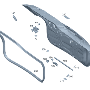 A2437400100 尾门 适用于奔驰EQA 260