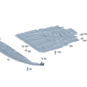 A2438855303 保险杠加强 前 适用于奔驰EQA 260