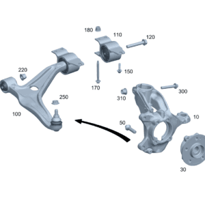 A2473320100 转向节 左前侧 适用于奔驰EQA 260