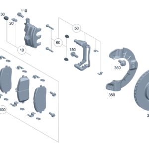 A2474214300 活塞外壳 左侧零件包 适用于奔驰EQA 260