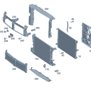 A2475000003 水冷却器 适用于奔驰EQA 260