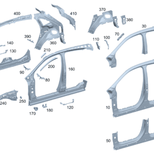 A2476307702 A 柱镶板 左侧镶板 适用于奔驰EQA 260