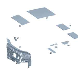 A2476820301 前围板减震 前围板内侧 适用于奔驰EQA 260