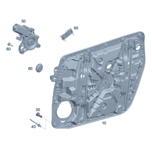 A2477201906 	基础托架 左侧 适用于奔驰EQA 260