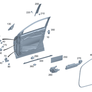 A2477202703 驾驶员侧车门 左侧 适用于奔驰EQA 260