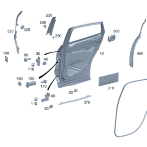 A2477305901 	后车门 左侧 适用于奔驰EQA 260