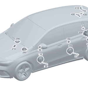 A2478201402 扬声器 左前车门 适用于奔驰EQA 260