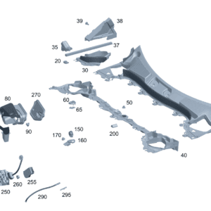 A2478302800  进气格栅护盖 适用于奔驰EQA 260