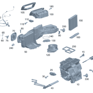 A2478303902 空调壳体外壳 适用于奔驰EQA 260