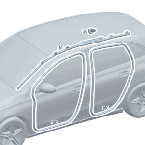 A2478603004 头部气囊 右侧 适用于奔驰EQA 260