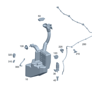 A2478690500 清洗液储液罐 风挡玻璃清洗系统 适用于奔驰EQA 260
