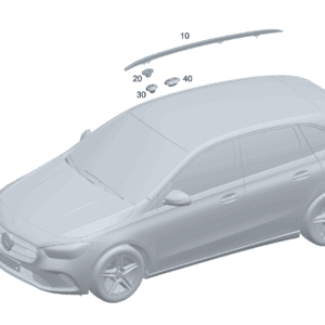 A2478905100 车顶轨 左侧 适用于奔驰EQA 260