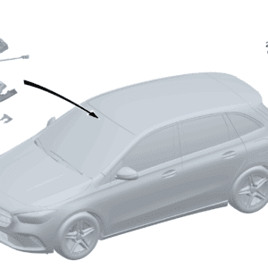 A2479007708 完整的控制单元 雨量和光线传感器 适用于奔驰EQA 260