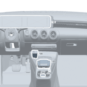 A2479008211 完整的控制单元 显示屏 适用于奔驰EQA 260