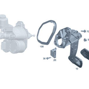 A2972903300  踏板机构 适用于奔驰EQE