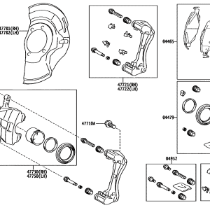 Toyota 0446502610 parts diagram