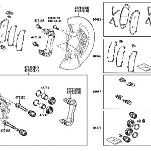 Toyota 044650R040 parts diagram