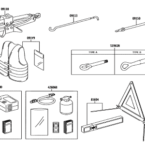 Toyota 09111-F4031 parts diagram