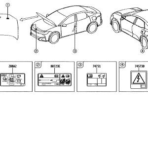 Toyota 288A20Z030 parts diagram