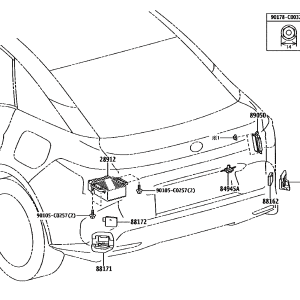 Toyota 289120Z050 parts diagram