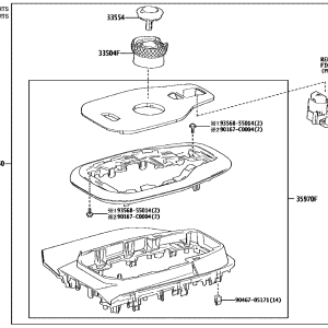 Toyota 3350403010 parts diagram