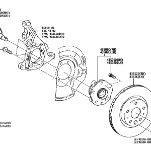 Toyota 4355003011 parts diagram