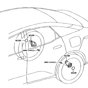 Toyota 4631003010 parts diagram
