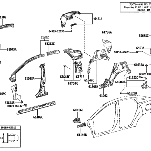 Toyota 5387803050 parts diagram