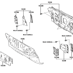 Toyota 5513503010 parts diagram