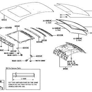 Toyota 56115-30120 parts diagram