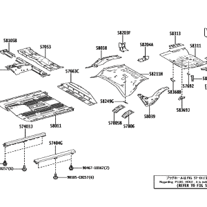 Toyota 5705103050 parts diagram